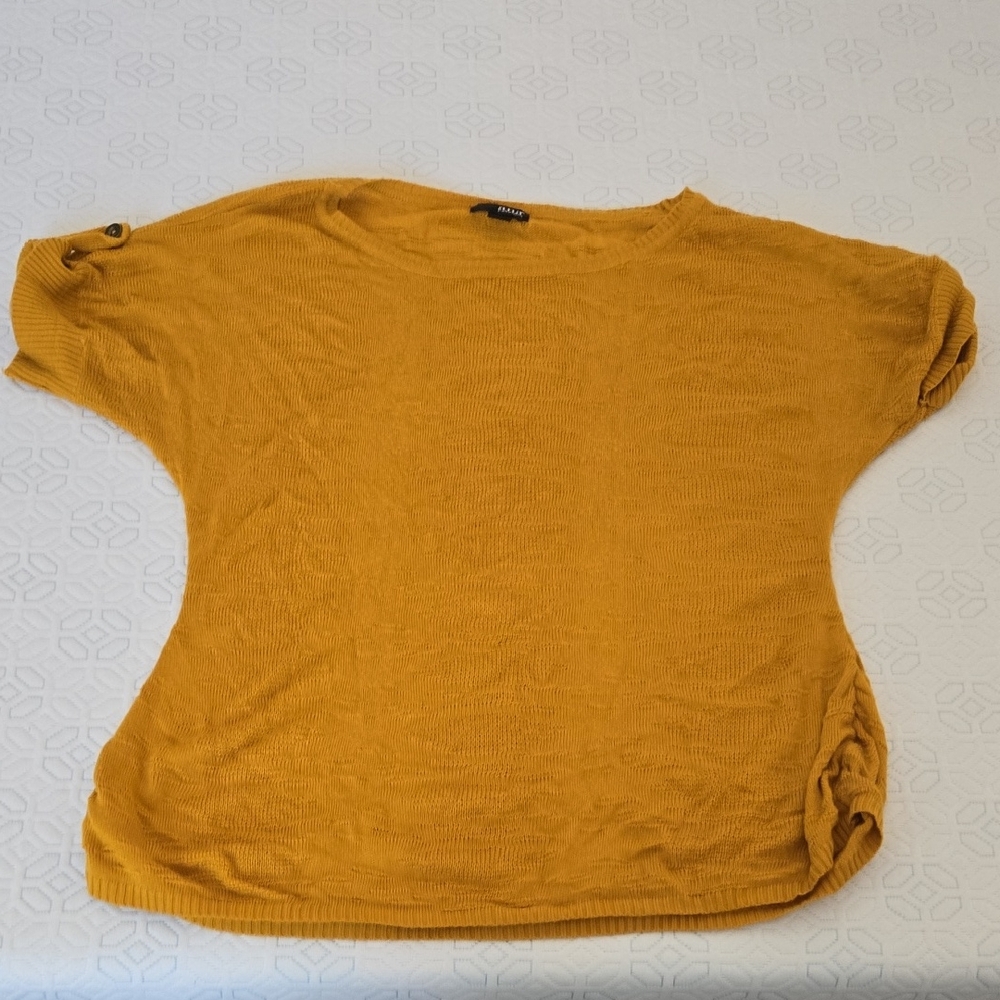 a.n.a Golden Knit Top